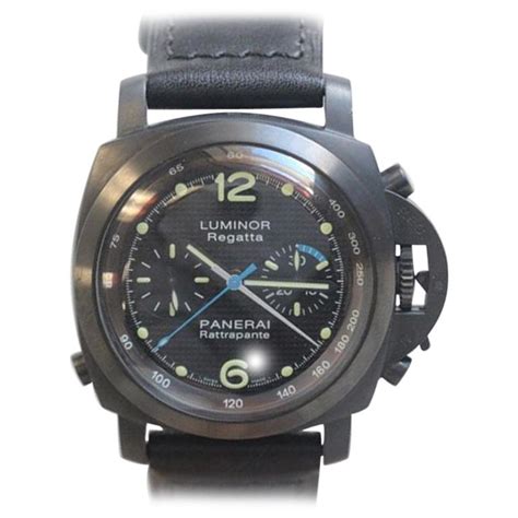 Panerai Pam 332 PVD Split Chronograph Regatta as 